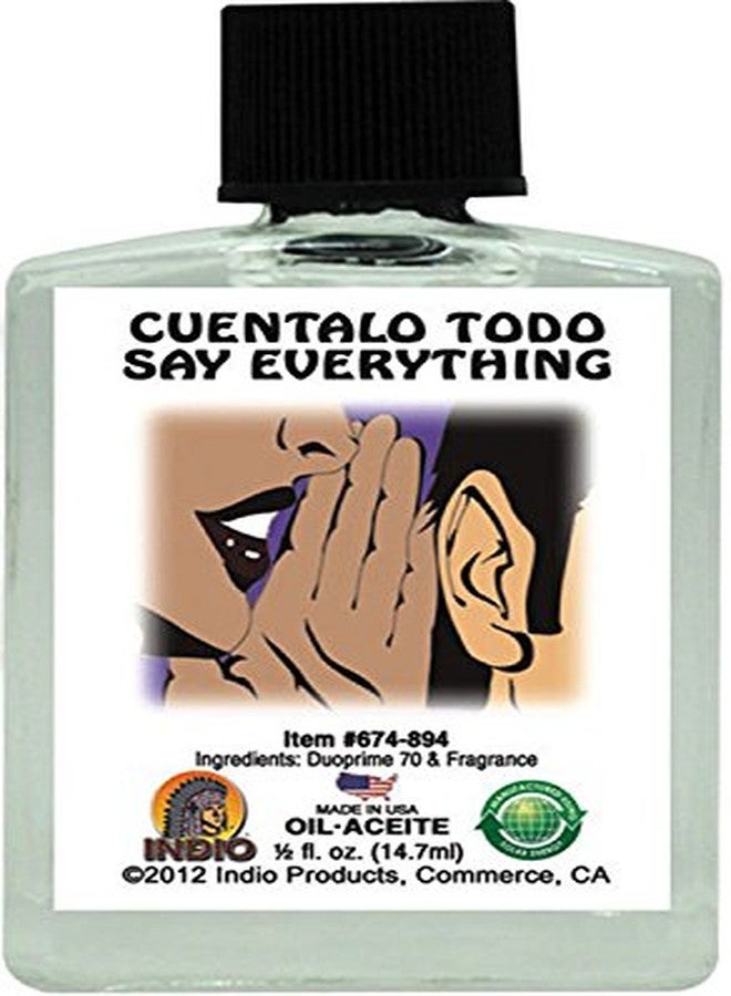 INDIO Oil- Say Everything CUENTALO TODO 1/2oz